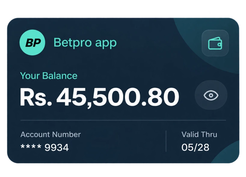 real-time balance overview
